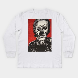 AHS: Murder House - "Count Bodies Like Sheep" Tate Langdon portrait (original) Kids Long Sleeve T-Shirt